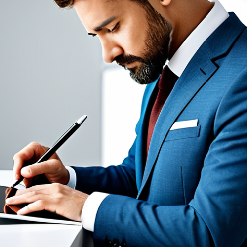 Home 11 A professional graphic designer, fully clothed in a modest, modern business suit, is intently focused while sketching design concepts on a digital tablet. The setting is a clean, well-lit contemporary design studio with subtle abstract elements of inspiration and innovation floating around, symbolizing the flow of ideas. The image emphasizes the creative process and digital mastery.
safe for work, appropriate content, fully clothed, professional, perfect anatomy, correct proportions, natural pose, well-formed hands, proper finger count, natural body proportions, professional photography, high quality, family-friendly.